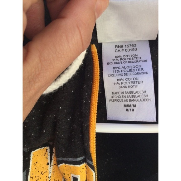 NHL womens full zip hoodie M medium 8 10 grey gray penguins Pittsburgh hockey - Picture 10 of 11